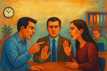 وقتی اختلاف شخصی وارد محیط کار می‌شود