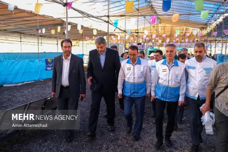 مراسم پرشور عزاداری مسلمیه در ورامین برگزار شد