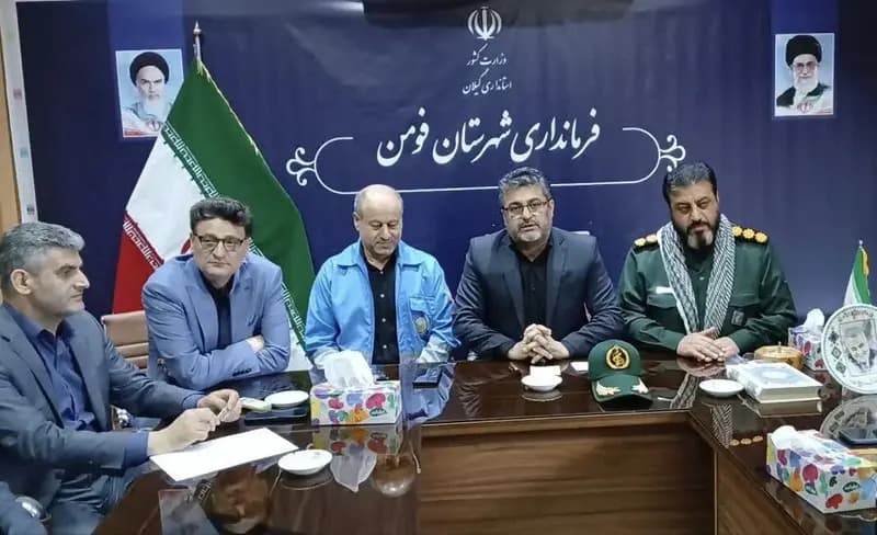 باران شدید مشکلی برای راه‌ها و تأسیسات فومن ایجاد نکرده است