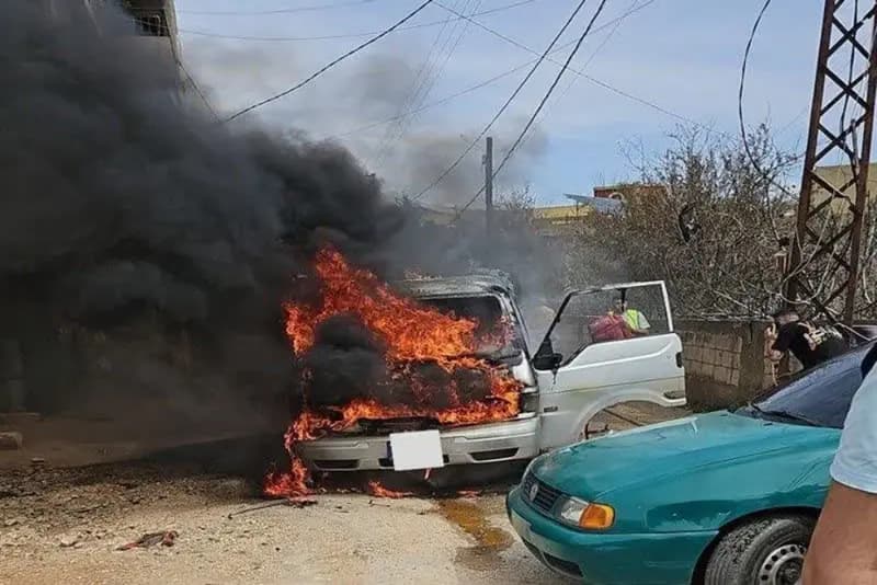 حمله پهپادی اسرائیل به خودرویی در جنوب لبنان