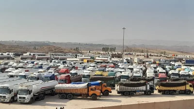 تردد ۶۰ هزار کامیون حامل کالاهای صادراتی در گمرکات مرزی استان کرمانشاه
