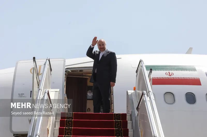قالیباف، ایران را به مقصد برزیل ترک کرد