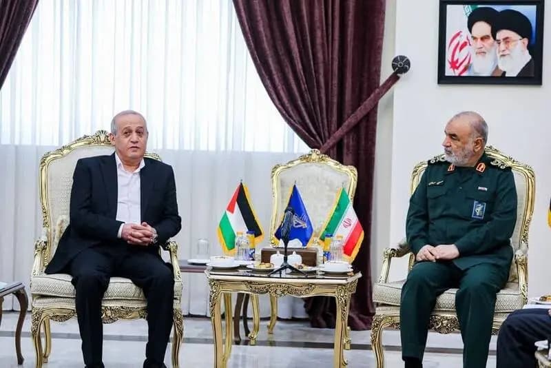 دیدار معاون دبیرکل جبهه مردمی برای آزادی فلسطین با سردار سلامی +تصاویر