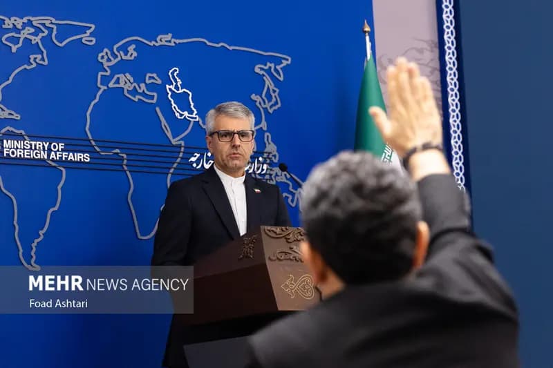 نشست خبری سخنگوی وزارت امور خارجه
