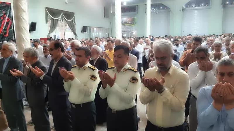 اقامه نماز عید قربان در مهدیه کاشمر