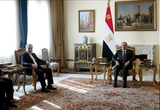 جزئیات دیدار عراقچی با رئیس‌جمهور مصر + عکس