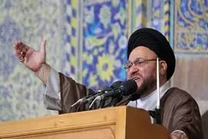 حضور چهره های سیاسی در یک مراسم/ خوش و بش حداد عال با یادگار امام/ سخنگوی دولت و ابطحی هم بودند+ تصاویر