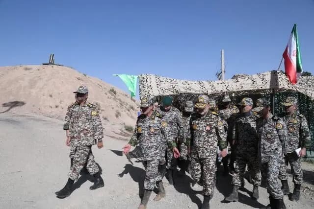 بازدید امیر سرتیپ صباحی فرد از مواضع پدافندی پایتخت