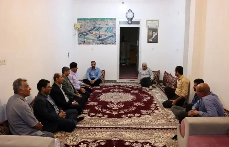 جانباز خورموجی تجلیل شد