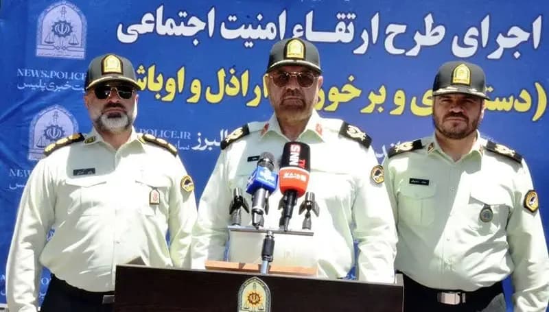 دستگیری ۱۲۷ نفر از اراذل و‎ ‎اوباش خطرناک در استان البرز