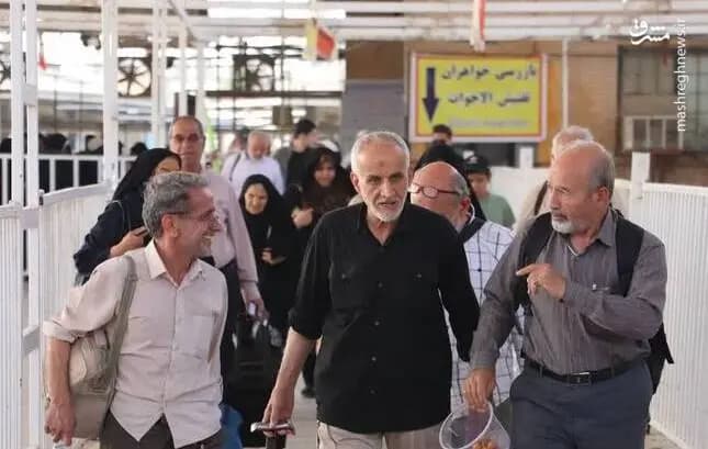 عکس/ مرز مهران؛ یک روز مانده تا عرفه در کشور عراق