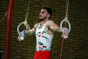 ژیمناست ایران سوم آسیا شد/ سیاهی مدال برنز گرفت

