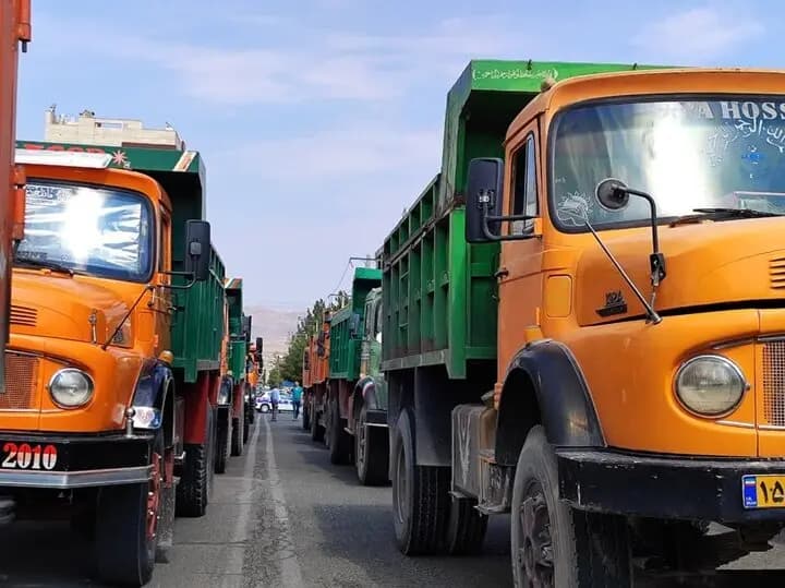 دستگیری عامل تشویش افکار عمومی برای اعتصاب کامیون‌داران در هرمزگان