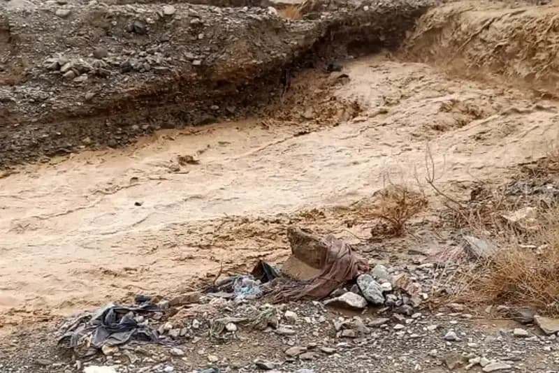 سیلاب در روستای کورن شهرستان هوراند