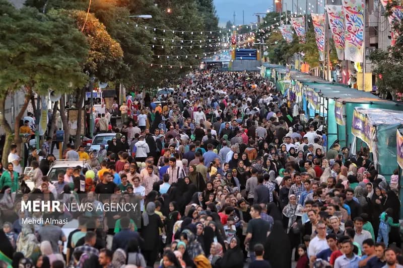 مشارکت ۱۱۰ موکب پذیرای در مهمانی کیلومتری رهروان غدیر زنجان