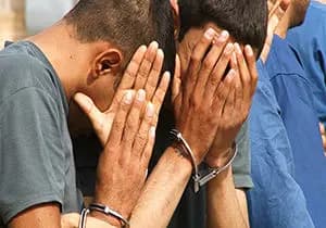 تصاویری از دستگیری اراذل و اوباش بندر ترکمن