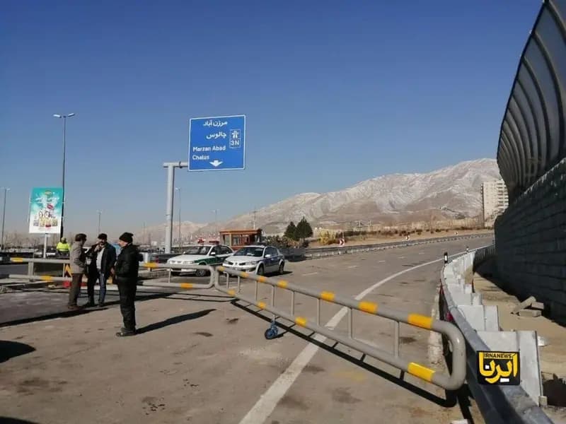 بسته شدن جاده چالوس به دلیل عبور احشام از امشب تا فردا