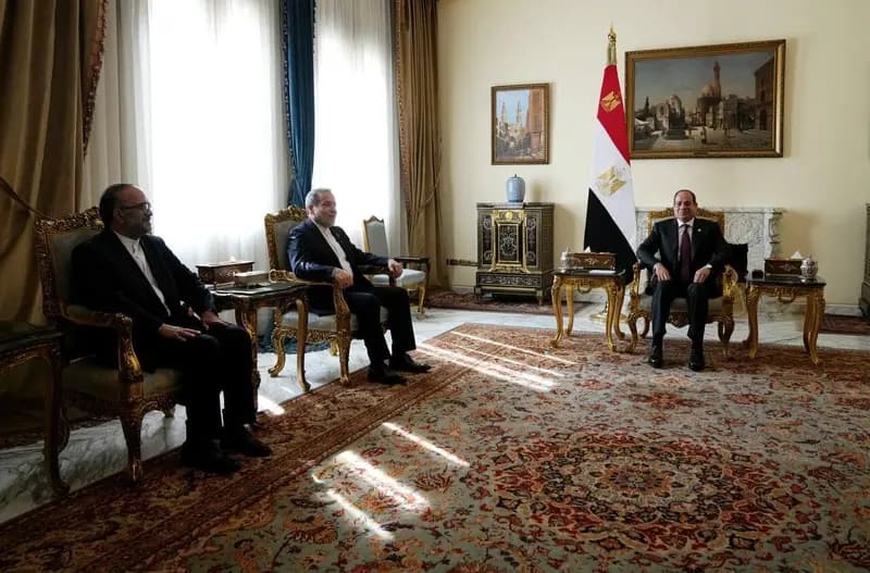 دیدار عراقچی با رئیس جمهور مصر در قاهره