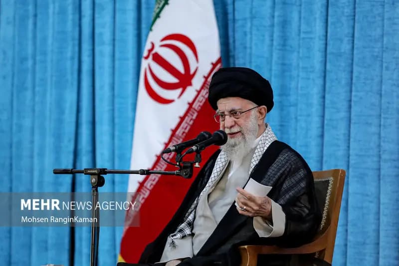 آغاز بیانات مقام معظم رهبری در مراسم سالگرد ارتحال امام خمینی (ره)