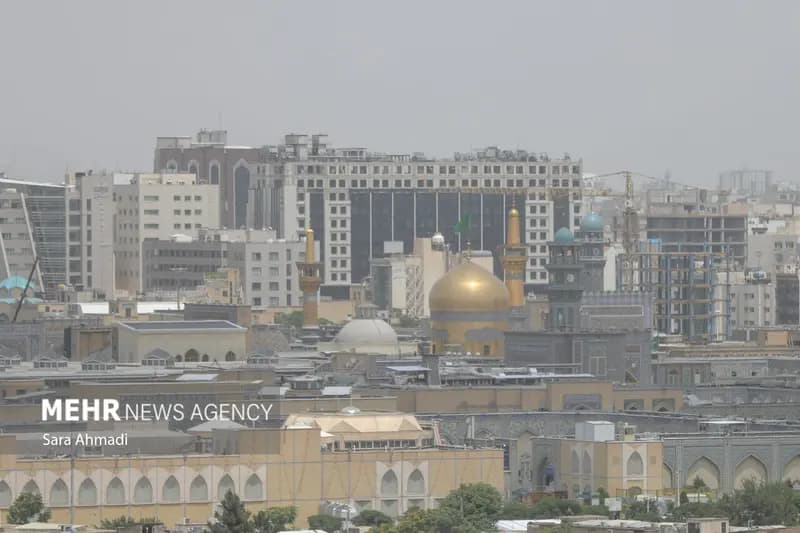 آلودگی هوا در مشهد