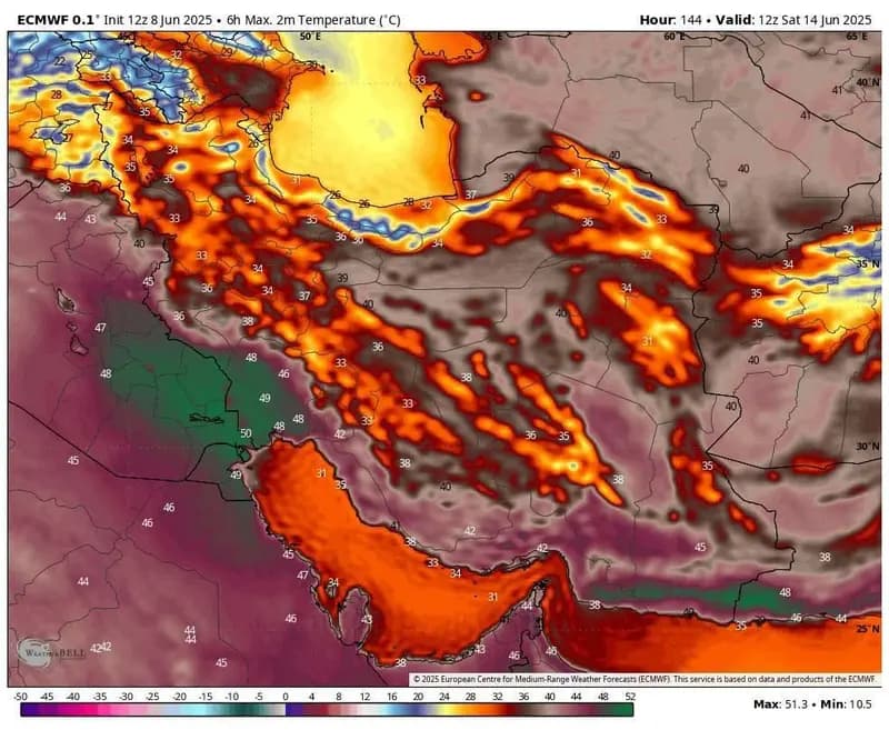 تهرانی‌ها منتظر دمای ۴۰ درجه باشند