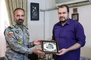 دیدار رئیس سازمان تربیت بدنی آجا با خانواده زنده‌یاد امیر سرتیپ سردارلو