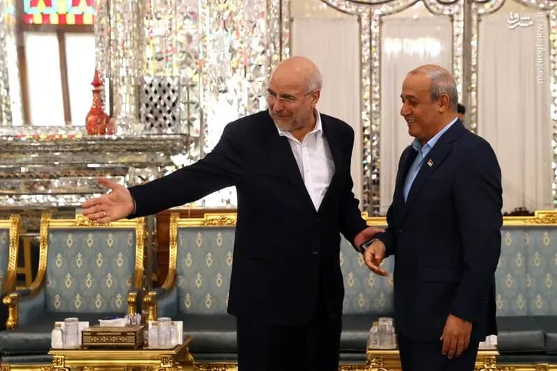 عکس/ دیدار دبیرکل جبهه مردمی برای آزادی فلسطین با قالیباف