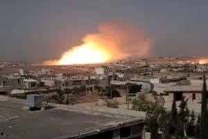 انفجار در شهر المیادین سوریه