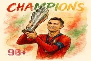 لحظه قهرمانی پرتغال و حرکت جالب رونالدو (ویدیو)