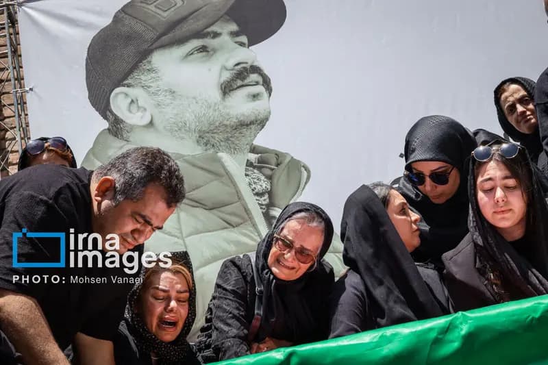 حمیدرضا درجاتی از مقابل خانه هنرمندان تشییع شد