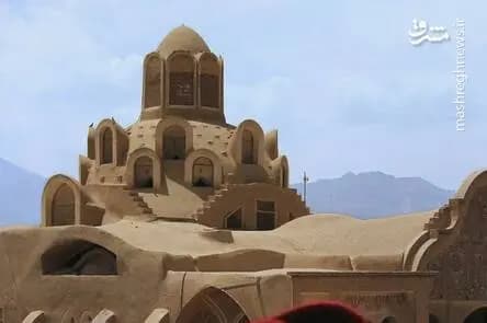 بادگیر خانه بروجردی‌ها در کاشان از زاویه ای که ندیده‌اید