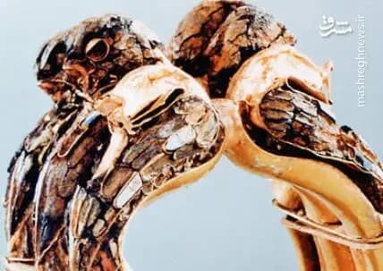 دستبندی از دوره هخامنشی با انتهایی به شکل شش اردک+ عکس
