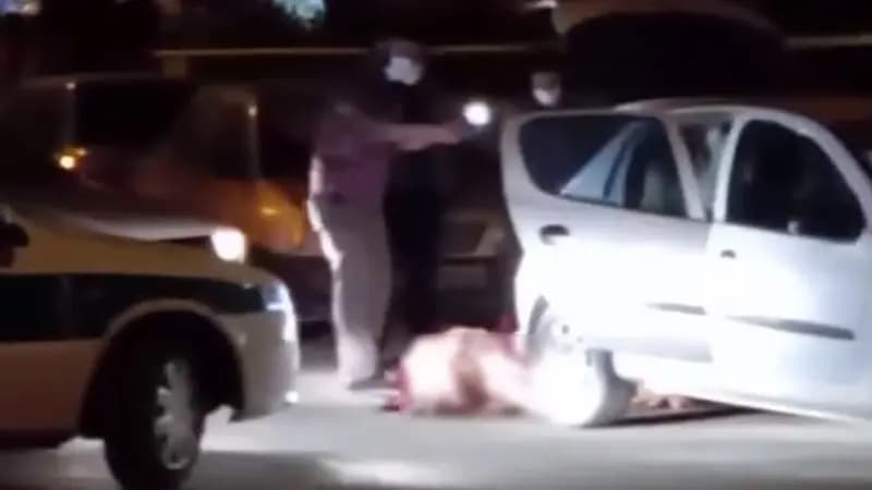 فیلم صحنه کشف جسد در صندوق عقب پژو 206 ! / در اراک رخ داد