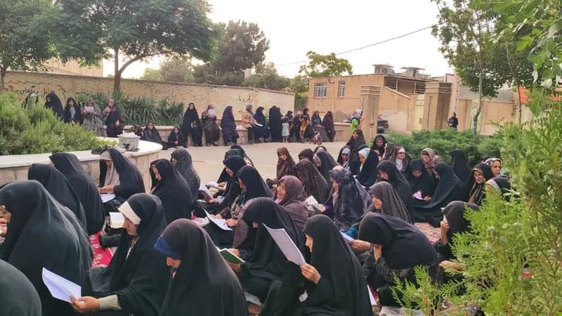 مراسم باشکوه دعای عرفه در نیشابور