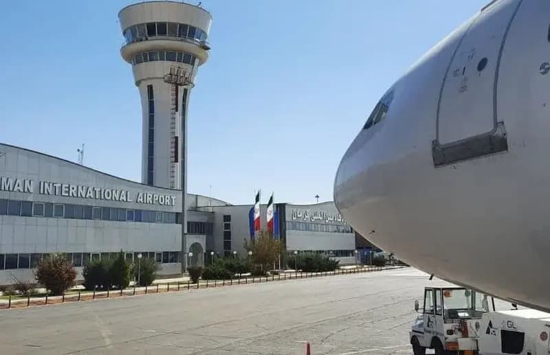 ریزگردها پروازهای فرودگاه کرمان را متوقف کرد