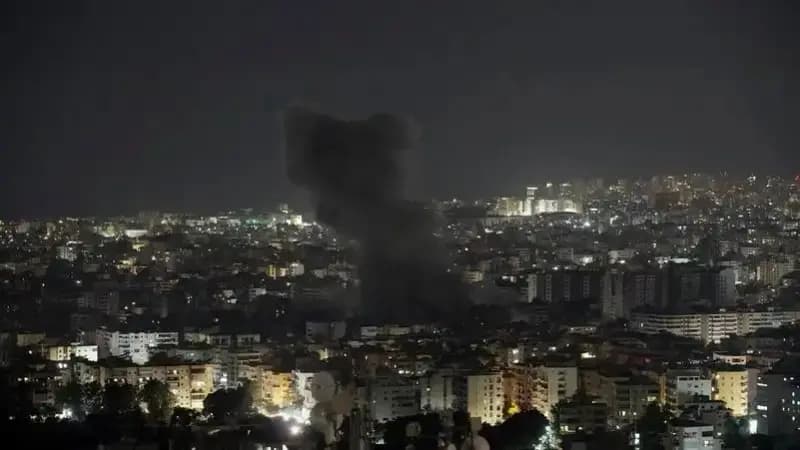 بمباران ضاحیه بیروت و «قانا» در جنوب لبنان با 20 حمله هوایی توسط اسرائیل
