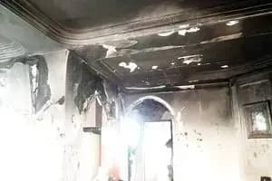 اعزام سگ زنده‌یاب به محل انفجار گاز در نیشابور
