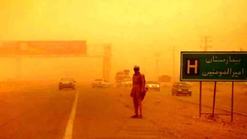 سرعت باد در زابل به ۱۰۱ کیلومتر بر ساعت رسید