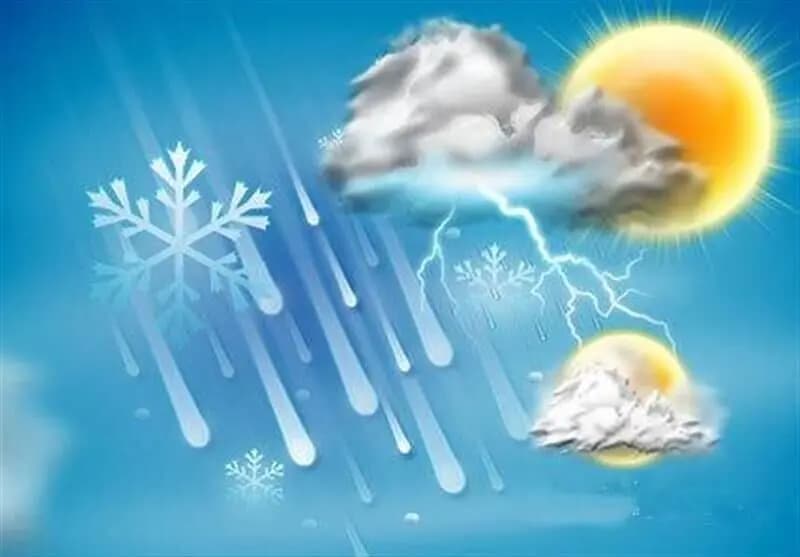 احتمال رگبار، سیلاب‌های فصلی و کاهش کیفیت هوا در ارتفاعات