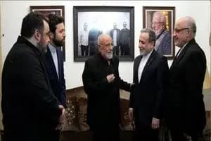 تصاویر دیدار عراقچی و خانواده سیدحسن نصرالله