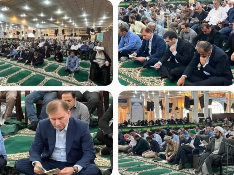 فیلم ابتکار حیرت آور دزدان برای سرقت از یک مغازه در بلوار طلاییه ! / با گونی های آبی رنگ : کارگران در حال کارند !
