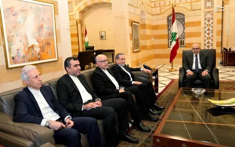 عکس/ دیدار عراقچی با نخست وزیر لبنان